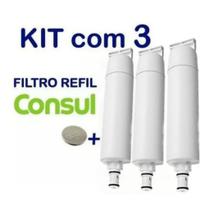 Kit 3 Filtro Refil Consul para Purificador de Água CPC35AF - ACQUABIOS