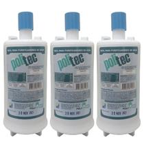 Kit 3 Filtro Refil Purificador Agua Esmaltec Acqua 7 Purágua - Policarbon