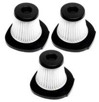 Kit 3 Filtros Hepa para Aspirador de Pó Philco Ph1100 Rapid Turbo Pas02c Pas02v