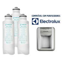 Kit 3 Filtros Refil Compativel Para Purificador Electrolux Pa10n Pa20g Pa25g Pa30g Pa40g