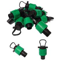 Kit 3 Fim de Linha 16mm c/ Rosca Irrigação Conexão Final Kit 3 Fim de Linha 16mm c/ Rosca Irrigação Conexão Final