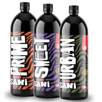 Kit 3 Finalizadores Automotivos Dub Boyz Linha Sani 1,5L Tecido Carpete Teto Aroma Neutraliza Odor Kit 3 Finalizadores Automotivos Dub Boyz Linha Sani 1,5L Tecido Carpete Teto Aroma Neutraliza Odor