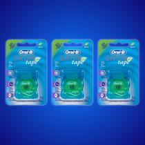 Kit 3 Fio Dental Satin Tape 25m Oral B Kit 3 Fio Dental Satin Tape 25m Oral B