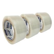 Kit 3 Fita Adesiva Transparente Embalagem 45mm x 100m