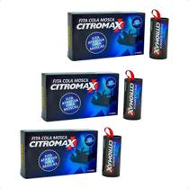 Kit 3 Fita Cola Mosca Citromax - 78cm Kit 3 Fita Cola Mosca Citromax - 78cm