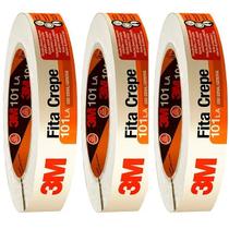 Kit 3 Fita Crepe 18MM X 50M 3M 101LA