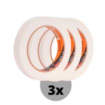 Kit 3 Fita Crepe 3M Trabalho Escolar Casa E Pintura 18mmx5m Kit 3 Fita Crepe 3M Trabalho Escolar Casa E Pintura 18mmx5m