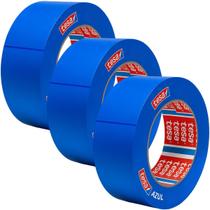 Kit 3 Fita Crepe Azul Tesa 48mm X 40m Proteção UV Pintura Imobiliária Limpa Kit 3 Fita Crepe Azul Tesa 48mm X 40m Proteção UV Pintura Imobiliária Limpa