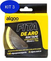 Kit 3 Fita De Aro Tubeless Algoo 25Mm X 11M