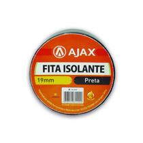 Kit 3 Fita Isolante Preta 19mm x 10m - Ajax Kit 3 Fita Isolante Preta 19mm x 10m - Ajax