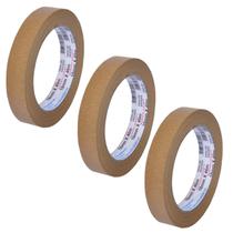 Kit 3 Fita Kraft Crepada Delfix Super Kraft 18mm X 40m Kit 3 Fita Kraft Crepada Delfix Super Kraft 18mm X 40m