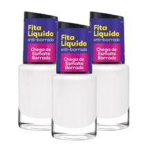 Kit 3 Fita Líquida para Retirar Borrão do Esmalte 10ml Cora