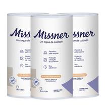 Kit 3 Fita Microporosa Bege 10cm X 4,5m - Missner Kit 3 Fita Microporosa Bege 10cm X 4,5m - Missner