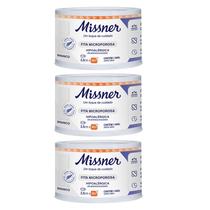 Kit 3 Fita Microporosa Branca 2,5cm X 10m - Missner Kit 3 Fita Microporosa Branca 2,5cm X 10m - Missner