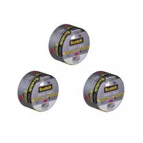 Kit 3 Fita Silver Tape 3M SCOTCH 45MM X 5M