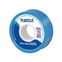 Kit 3 Fita Veda Rosca com Estojo Plástico 12mmx10m Plastilit Kit 3 Fita Veda Rosca com Estojo Plástico 12mmx10m Plastilit