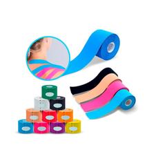 Kit 3 Fitas Bandagem Elástica Fisioterapia Kinesio 5mx5cm
