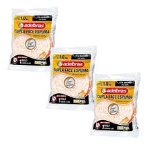 Kit 3 Fitas Dupla Face Banana Espuma Para Artesanato Decoração 3D ADELBRAS Kit 3 Fitas Dupla Face Banana Espuma Para Artesanato Decoração 3D ADELBRAS