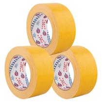 Kit 3 Fitas Dupla Face De Papel Carpete Eurocel 48mm X 30m Kit 3 Fitas Dupla Face De Papel Carpete Eurocel 48mm X 30m