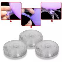 Kit 3 Fitas Para Arco de Balão Desconstruído Decoração 5m Kit 3 Fitas Para Arco de Balão Desconstruído Decoração 5m