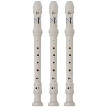 Kit 3 Flautas Doce Barroca FL 20B New York