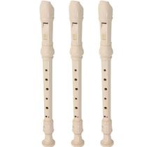 Kit 3 Flautas Germanica Soprano Yamaha Yrs23g