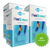 Kit 3 Flex Sensor Hialuronic 250mg com 60Caps QualyNutri
