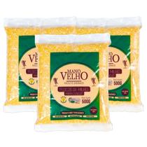 KIT 3 Flocão de Milho Orgânico 500g Mano Velho