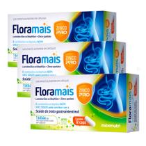 Kit 3 Floramais + Zinco Lactobacillus 12 Cápsulas Maxinutri