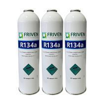 Kit 3 Fluido R134a Lata 750g Ar Cond Automotivo Geladeira
