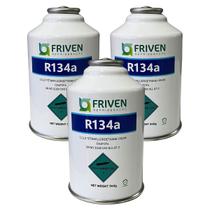Kit 3 Fluido Refrigerante R134a Automotivo Geladeira 340g
