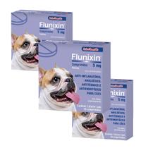 Kit 3 Flunixin 5mg Anti-Inflamatório Chemitec Cães - 10 Comprimidos Kit 3 Flunixin 5mg Anti-Inflamatório Chemitec Cães - 10 Comprimidos