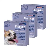 Kit 3 Flunixin 5mg Anti-Inflamatório Chemitec Cães - 10 Comprimidos Kit 3 Flunixin 5mg Anti-Inflamatório Chemitec Cães - 10 Comprimidos