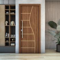 Kit 3 Folhas de Porta de Madeira Frisada 210x80cm Espessura 3,5cm Valuchi Kit 3 Folhas de Porta de Madeira Frisada 210x80cm Espessura 3,5cm Valuchi