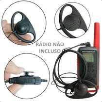 Kit 3 fones de ouvido para motorola p1 d concha