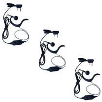 Kit 3 Fones UV-82 Baofeng Para Radio Comunicador