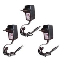 Kit 3 fontes de alimentação chaveada 12v 1a ms