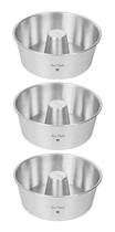 Kit 3 Forma De Bolo E Pudim 22Cm Kit 3 Forma De Bolo E Pudim 22Cm