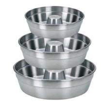 Kit 3 Forma de pudim forma suiça tubo/cone alumínio, Bolo vulcão Pudim