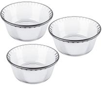 Kit 3 Forma para Suflê Marinex 1,4L Assadeira Nadir