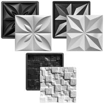 Kit 3 Formas 3D Gesso e Cimento ABS