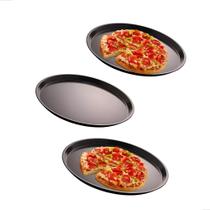 Kit 3 Formas Antiaderente Pizza 36cm Teflon Quality House