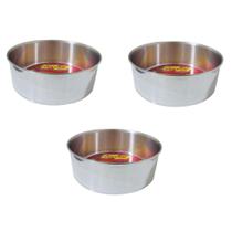 Kit 3 Formas Assadeiras Redonda Para Bolo Alta 22x9cm 3.5l Kit 3 Formas Assadeiras Redonda Para Bolo Alta 22x9cm 3.5l