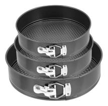 Kit 3 Formas Bolo Torta Com Fundo Removível Antiaderente Kit 3 Formas Bolo Torta Com Fundo Removível Antiaderente