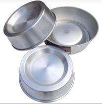 Kit 3 Formas de bolo piscina ballerine decorada 18cm alumínio grosso