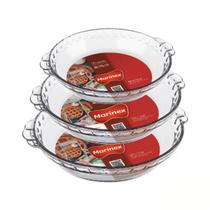 Kit 3 Formas Filetada Marinex 600ml + 1,3L + 1,6L Vidro Kit 3 Formas Filetada Marinex 600ml + 1,3L + 1,6L Vidro