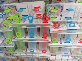 Kit 3 formas moldes 18 picolés Ice lolly Kit 3 formas moldes 18 picolés Ice lolly