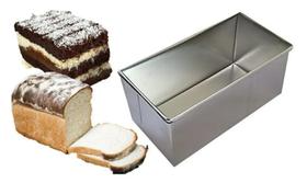 Kit 3 Formas Para Bolo / Pão Caseiro / Bolo Fatia 23x10x10cm Kit 3 Formas Para Bolo / Pão Caseiro / Bolo Fatia 23x10x10cm