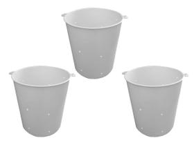 Kit 3 Formas Queijo Frescal 500G Polietileno Opusplast