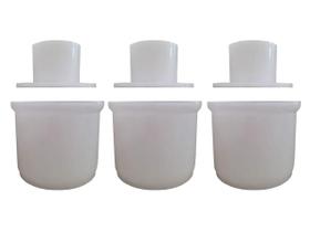 Kit 3 Formas Queijo Minas Cobocó Cp500 Prensador Injesul